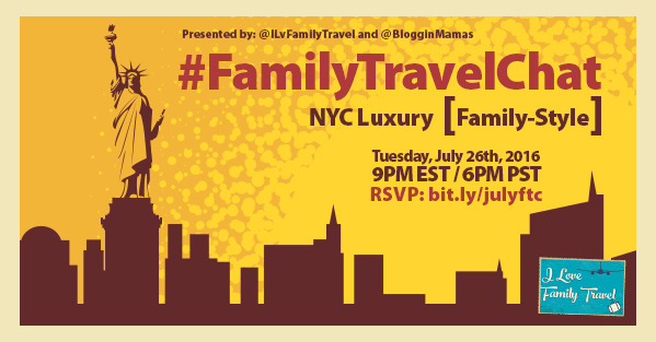 #FamilyTravelChat Twitter Chat NYC